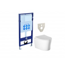 Комплект инсталляции с подвесным унитазом AQUATEK с сиденьем SET AQUATEK НИКА Комплект инсталляции с подвесным унитазом AQUATEK с сиденьем SET AQUATEK НИКА